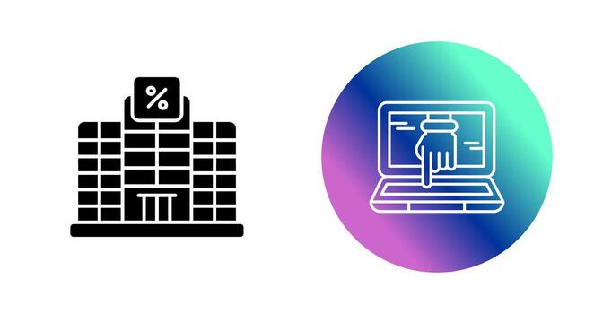 Computer Hacking Vector Icon