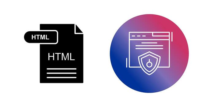 Web Security Vector Icon