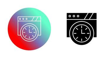 Wall Clock Vector Icon