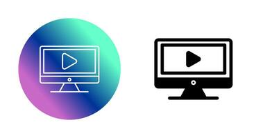 Video Lesson Vector Icon