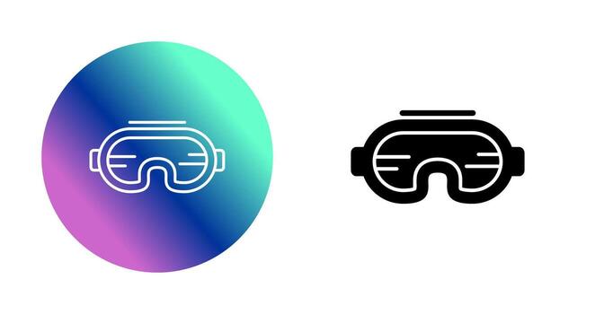 icono de vector de gafas