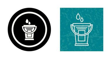 Water Bucket Vector Icon