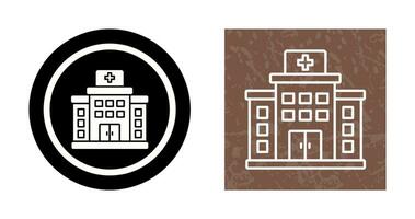 icono de vector de hospital