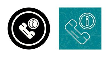 icono de vector de llamada telefónica