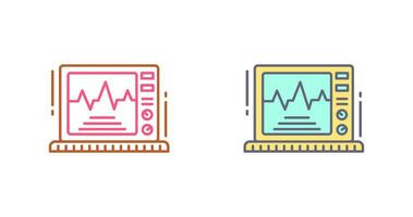 Ekg Monitor Vector Icon