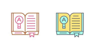 Open Book Vector Icon