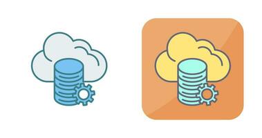 Cloud Data Vector Icon