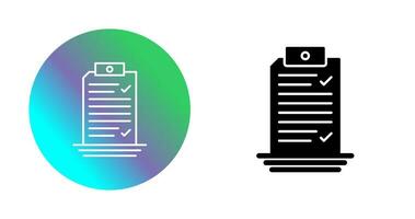 Check List Vector Icon