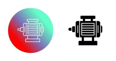 icono de vector de motor eléctrico