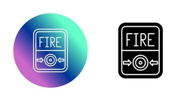 Fire Button Vector Icon