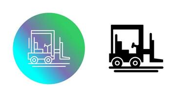 Forklift Vector Icon