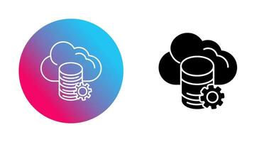 Cloud Data Vector Icon