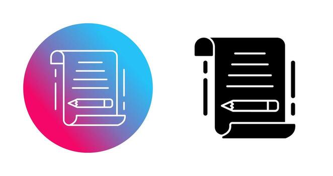 Write Vector Icon