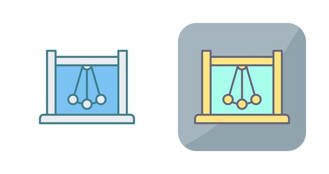 icono de vector de péndulo