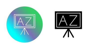 From A To Z Vector Icon