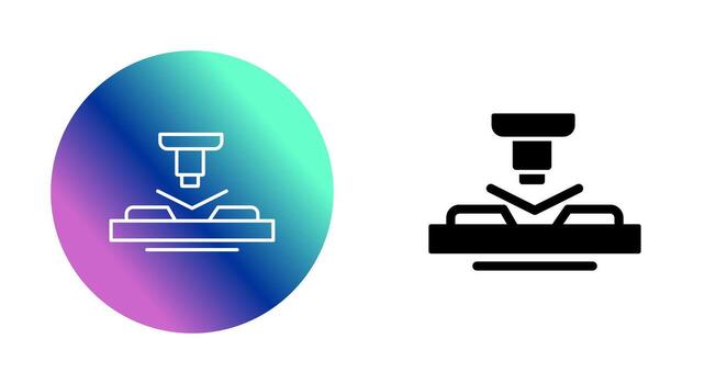 Press Vector Icon