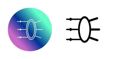 Refraction Vector Icon