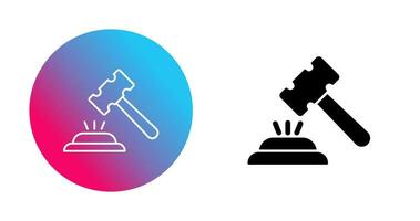 Gavel Vector Icon