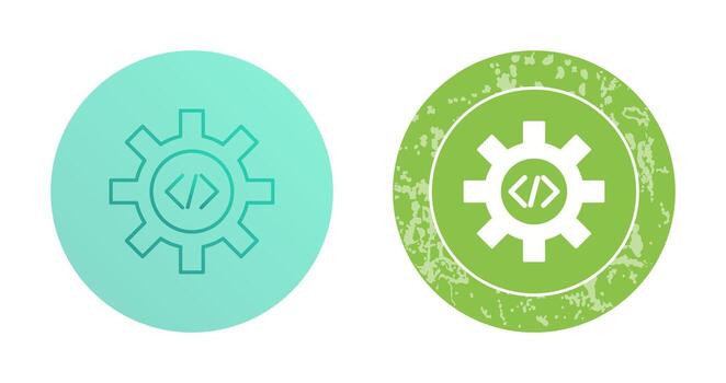 icono de vector de optimización de código único