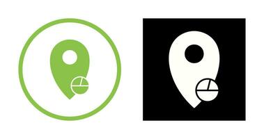 Location Statistics Vector Icon
