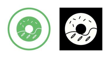 Cream Doughnut Vector Icon