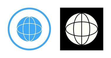 Unique Globe Vector Icon