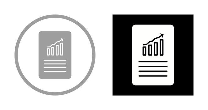 Unique Data Files Vector Icon