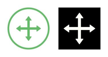 Unique Move Vector Icon
