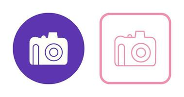 Unique DSLR Camera Vector Icon