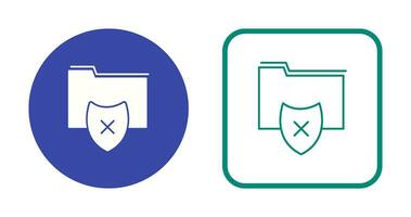 Vulnerable Folder Vector Icon