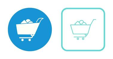 Unique Shopping Cart II Vector Icon