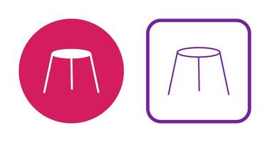 Unique Stool Vector Icon