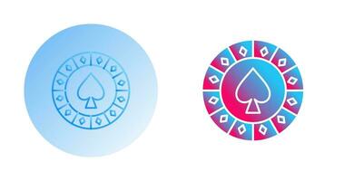 Spade Chip Vector Icon