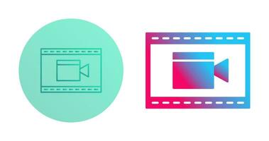 Unique Video and Animation Vector Icon