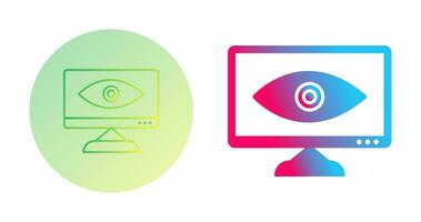Unique Web Visibility Vector Icon