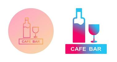 Unique Drinks Cafe Vector Icon