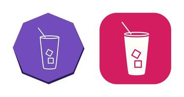 Iced Coffee Vector Icon