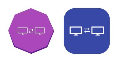 Unique Sharing Systems Vector Icon