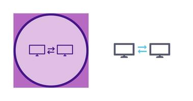 Unique Sharing Systems Vector Icon