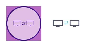 icono de vector de sistemas compartidos únicos