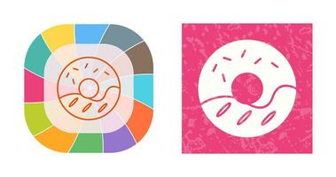 Cream Doughnut Vector Icon