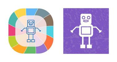 Unique Robot Vector Icon