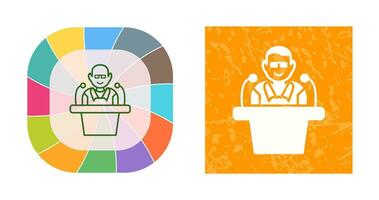 Unique Lecture Vector Icon
