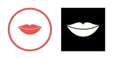 icono de vector de labios