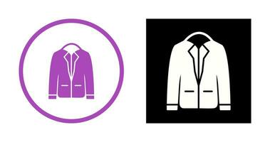 icono de vector de chaqueta elegante