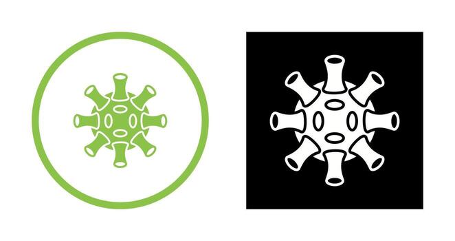 icono de vector de virus