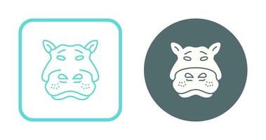 Hippo Vector Icon