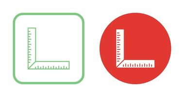 square Ruler Vector Icon