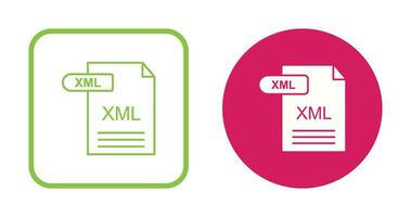 XML Vector Icon