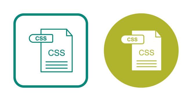 icono de vector de css
